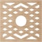 Ekena Millwork Chevron Wood Fretwork Pierced Ceiling Medallion, Alder, 30"OD x 7 3/4"ID x 1/4"T CMWP30X30X0250CHAL - alternate 3